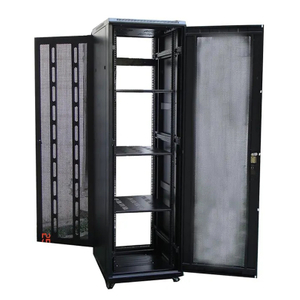 Популярный стиль 19-дюймовый сетевой шкаф с замком для серверной стойки